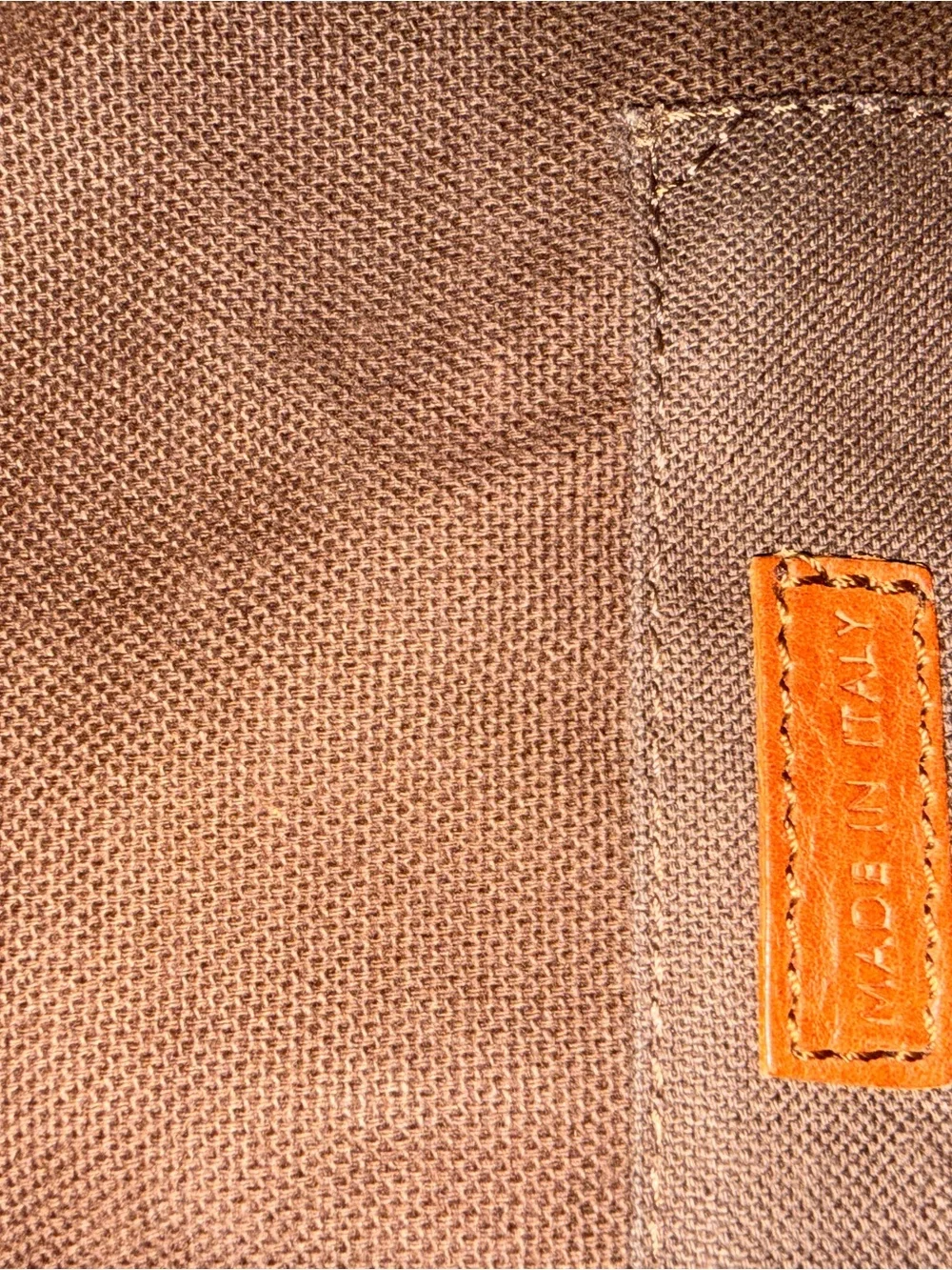 Burberry Tan Leather Chain-Accent Shoulder Hobo